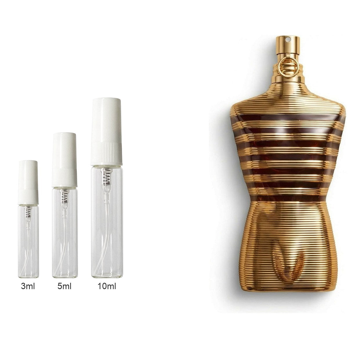 Decant sizes 3ml 5ml 10ml