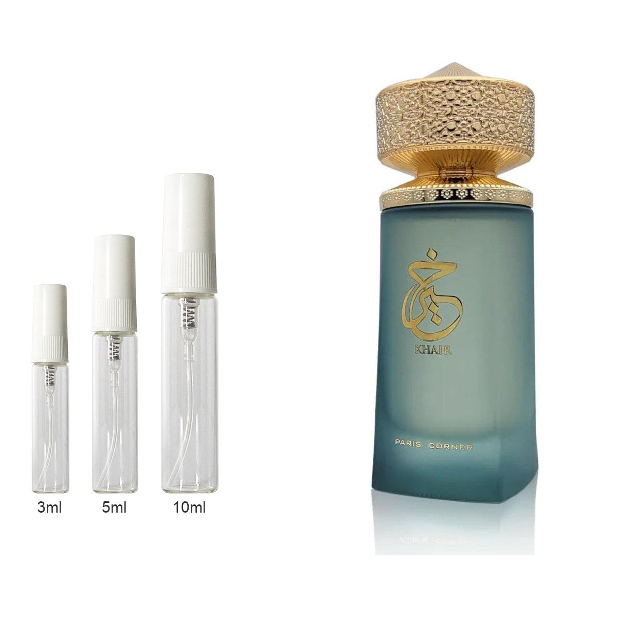 Decant sizes 3ml 5ml 10ml