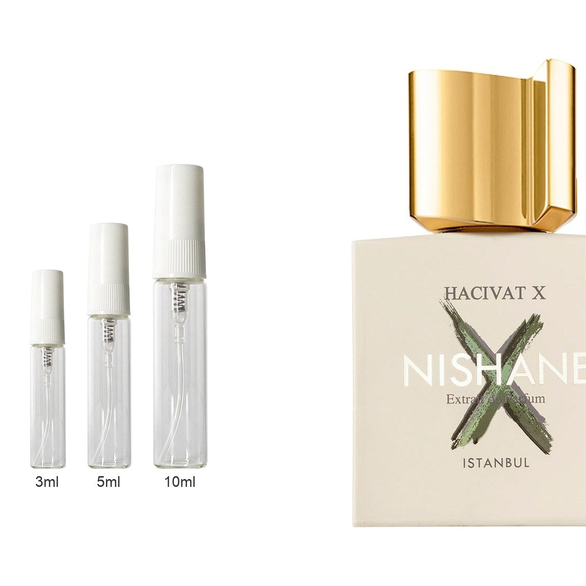 Decant sizes 3ml 5ml 10ml