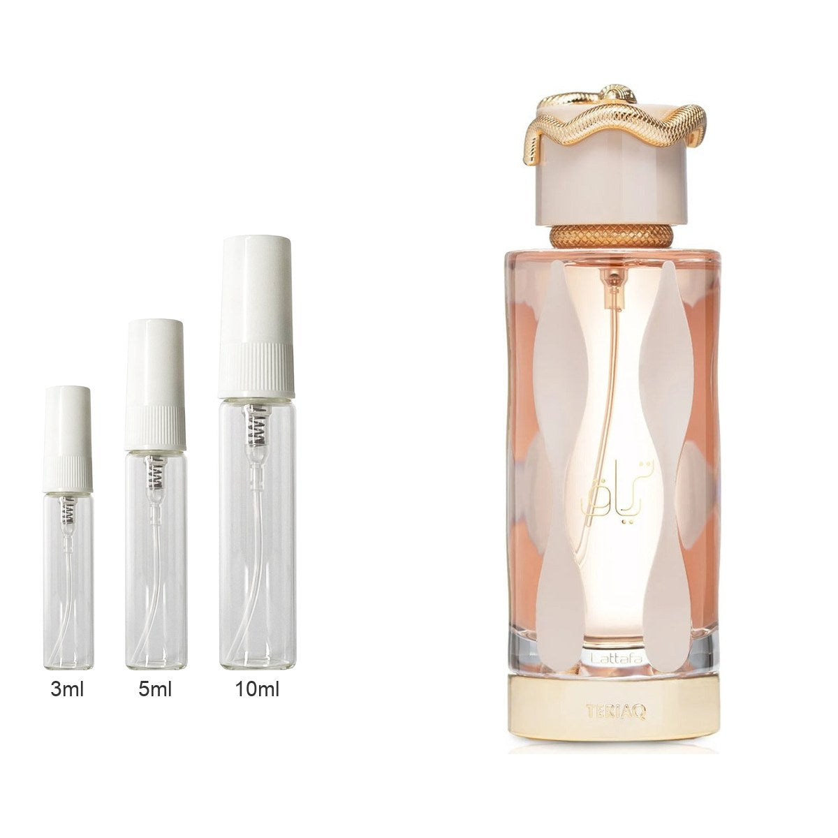 Decant sizes 3ml 5ml 10ml