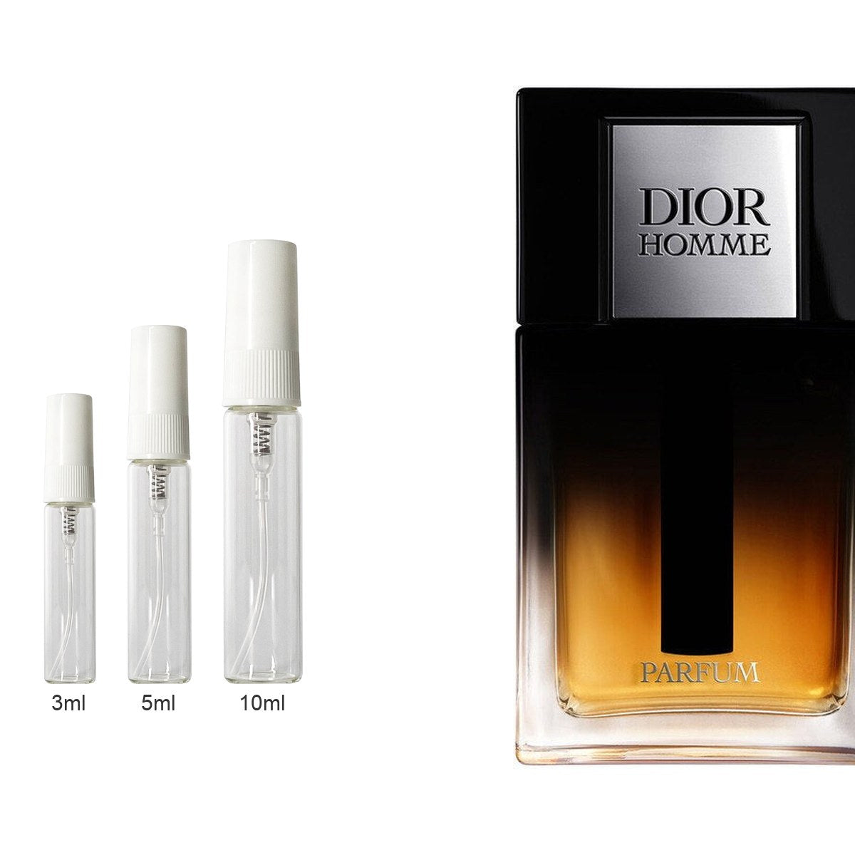 Decant sizes 3ml 5ml 10ml