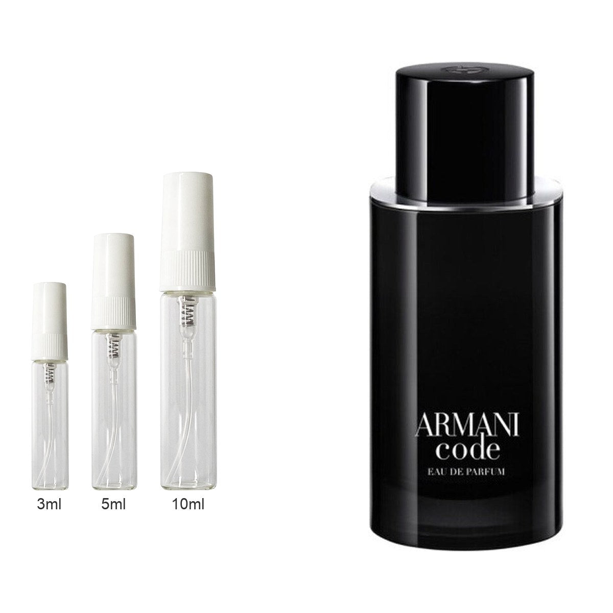 Decant sizes 3ml 5ml 10ml