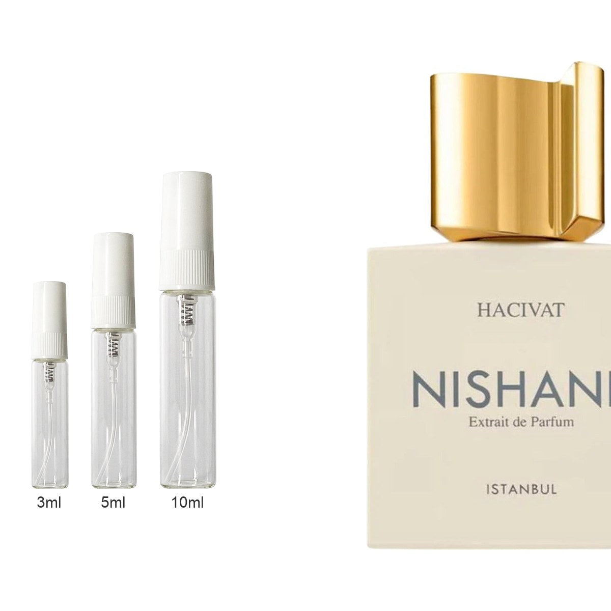 Decant sizes 3ml 5ml 10ml