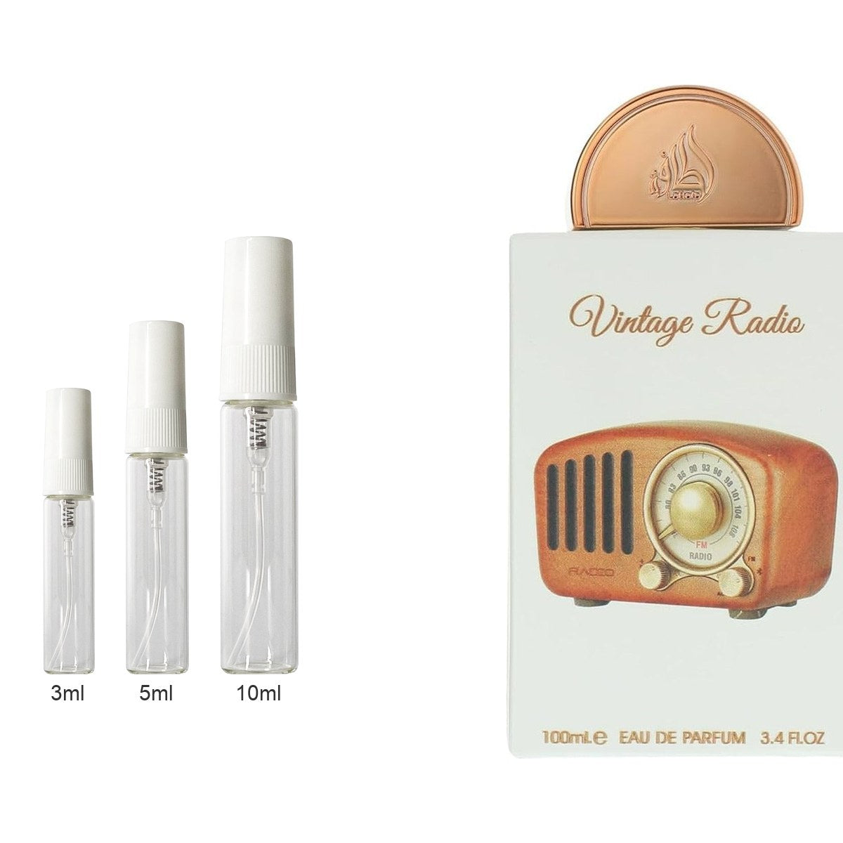 Decant sizes 3ml 5ml 10ml