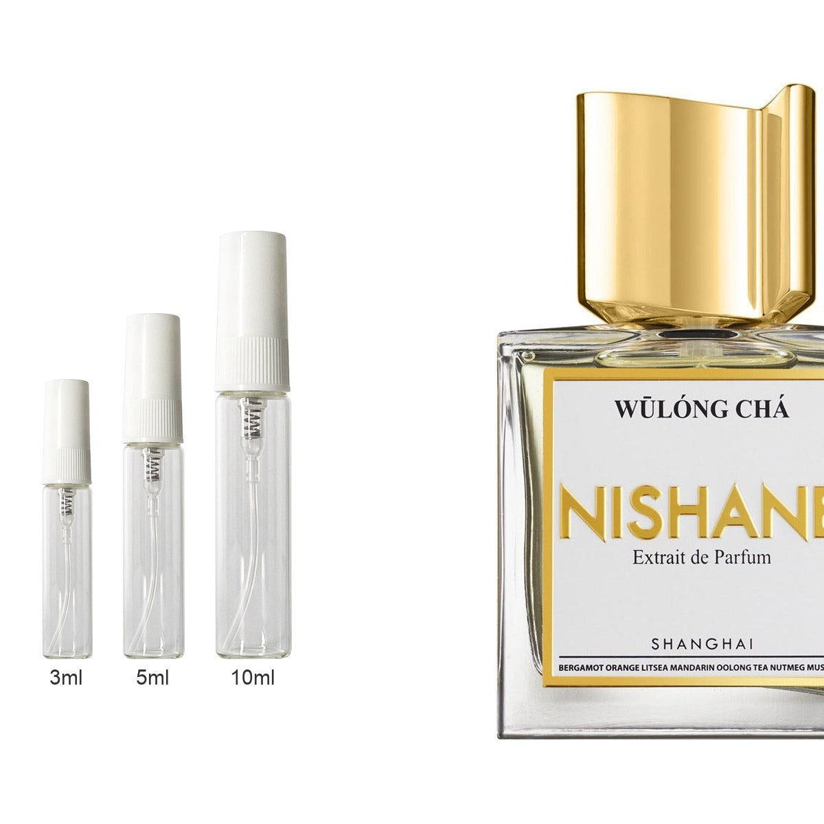 Decant sizes 3ml 5ml 10ml