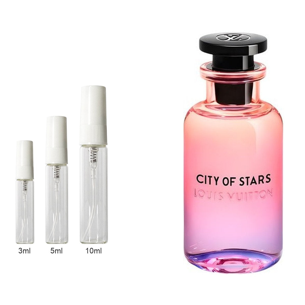Decant sizes 3ml 5ml 10ml