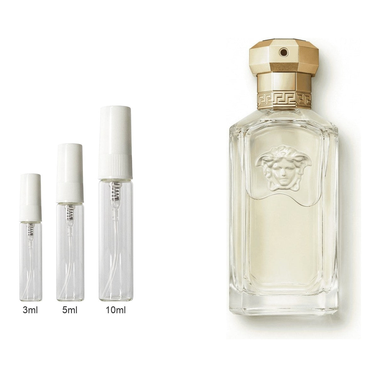 Decant sizes 3ml 5ml 10ml