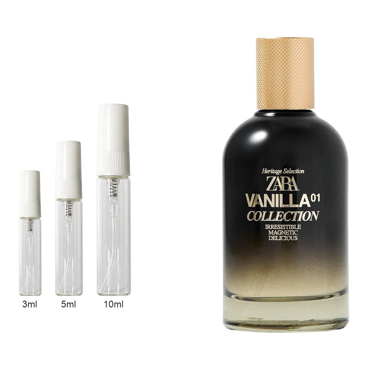 Decant sizes 3ml 5ml 10ml