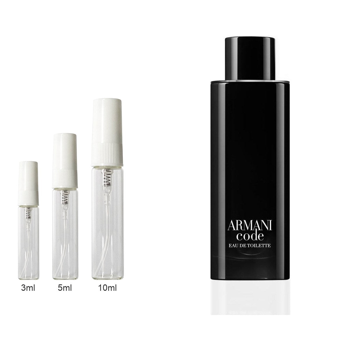 Decant sizes 3ml 5ml 10ml