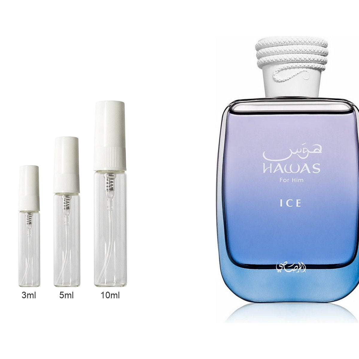Decant sizes 3ml 5ml 10ml