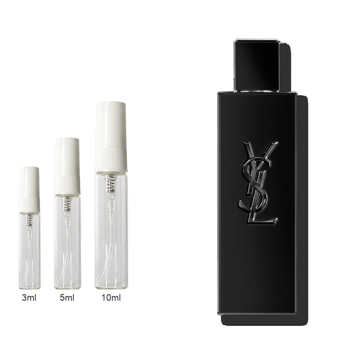 Decant sizes 3ml 5ml 10ml