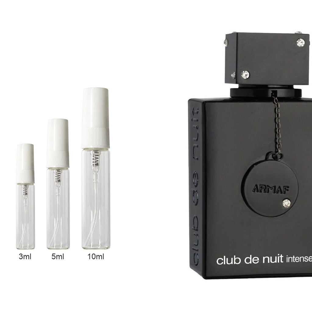 Decant sizes 3ml 5ml 10ml