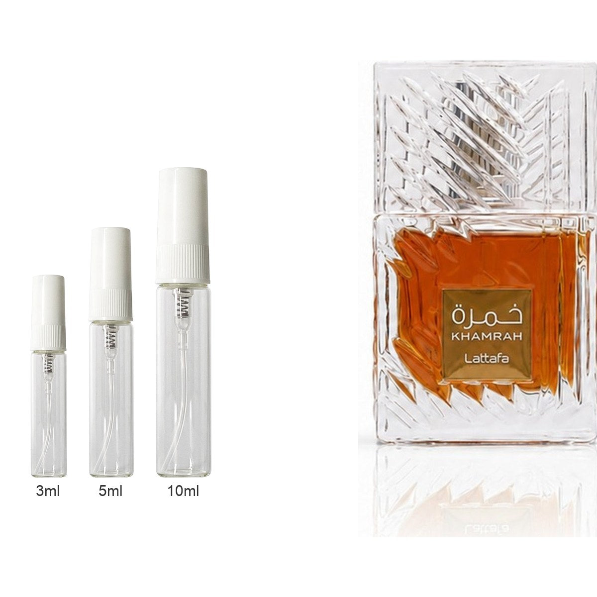 Decant sizes 3ml 5ml 10ml