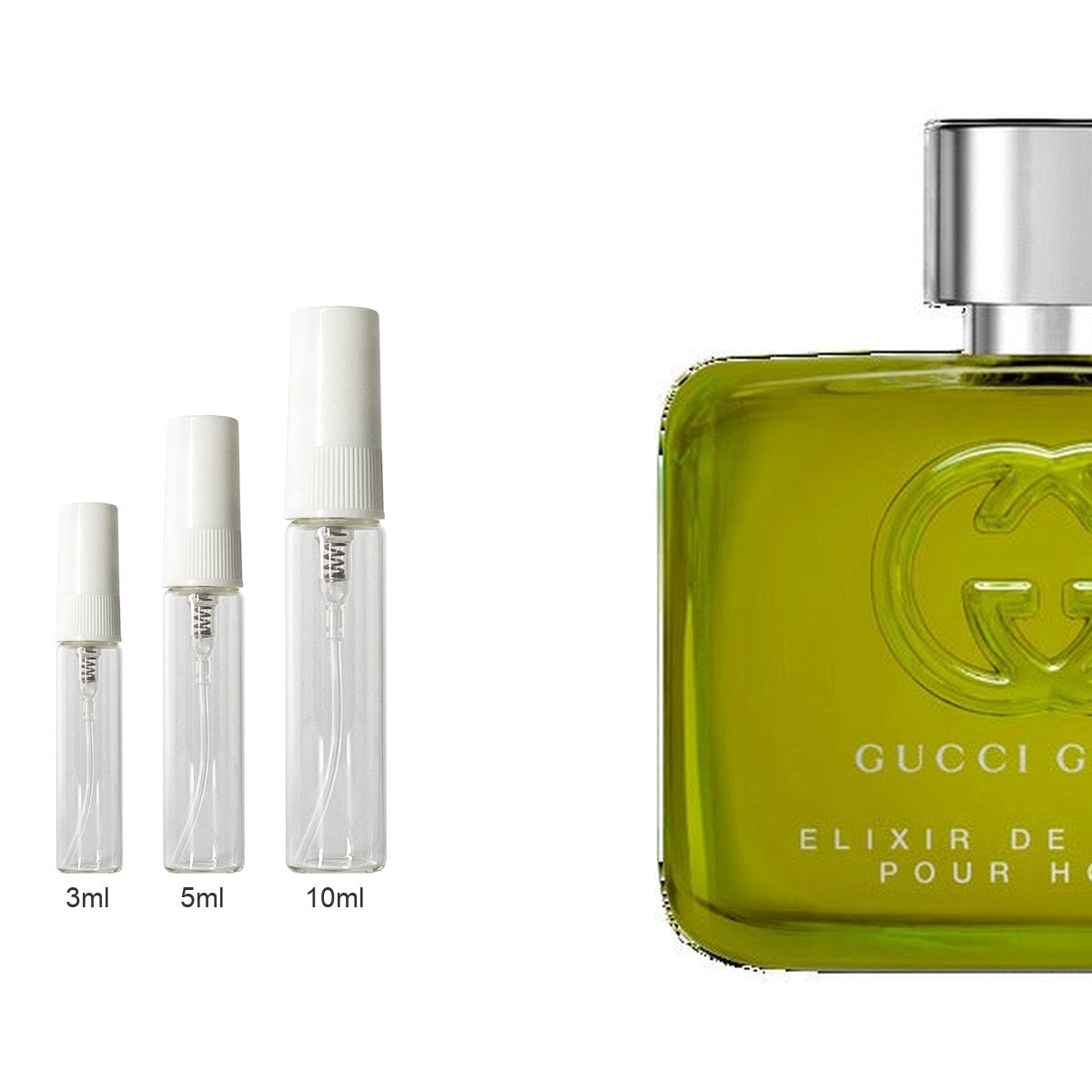 Decant sizes 3ml 5ml 10ml