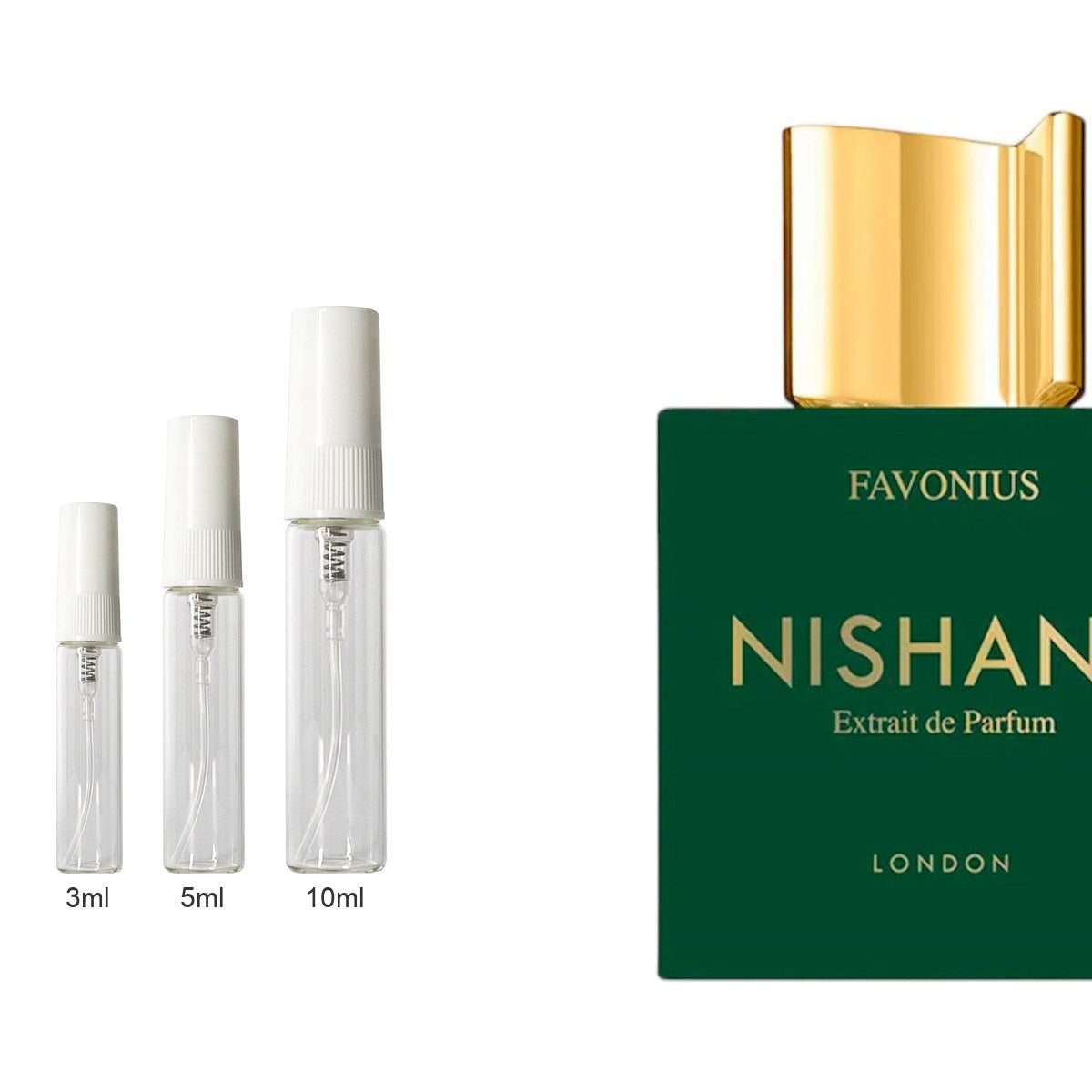 Decant sizes 3ml 5ml 10ml