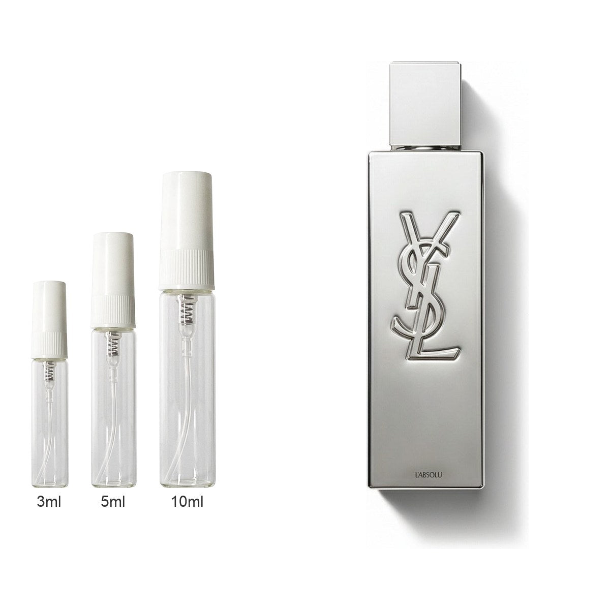 Decant sizes 3ml 5ml 10ml