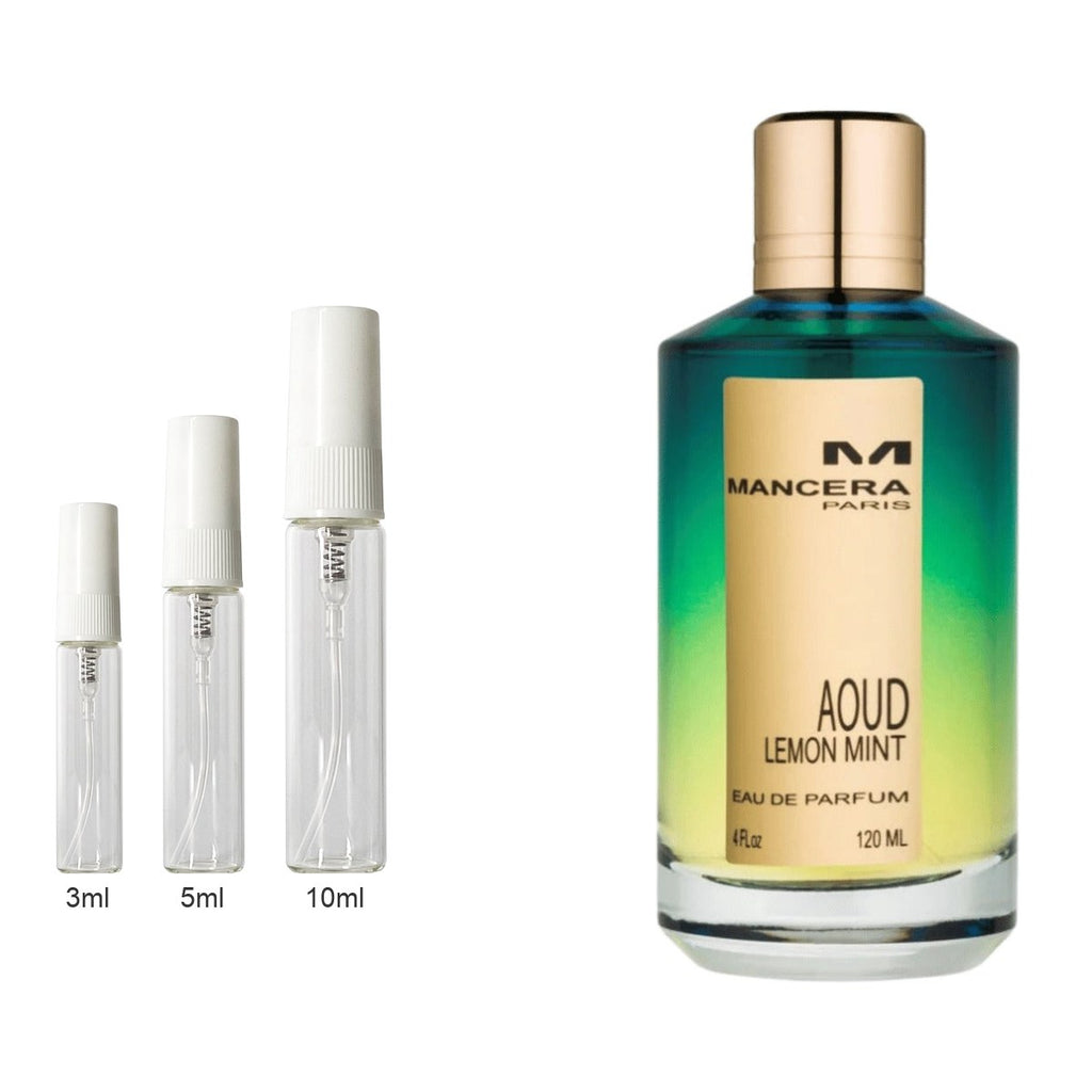 Decant sizes 3ml 5ml 10ml