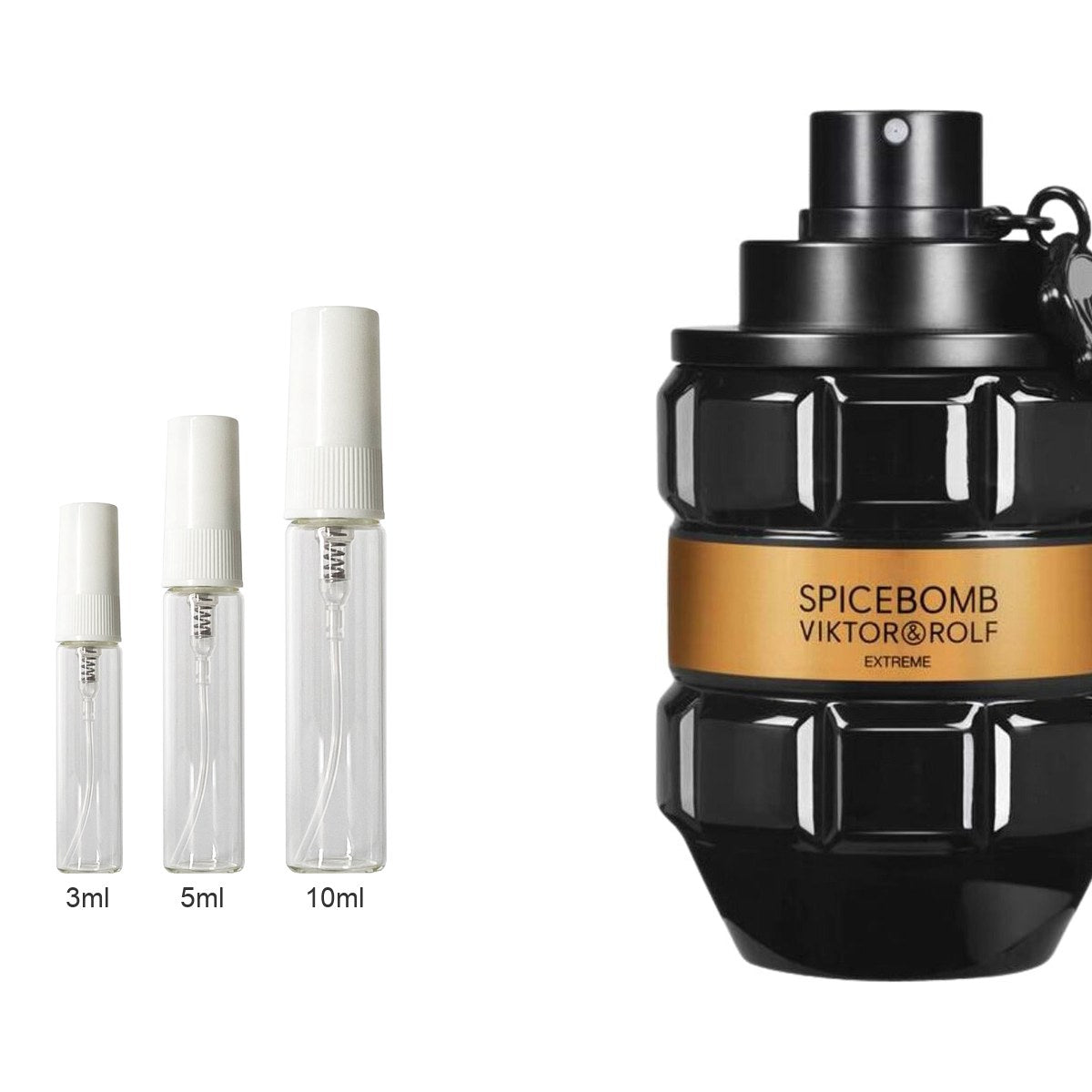 Decant sizes 3ml 5ml 10ml