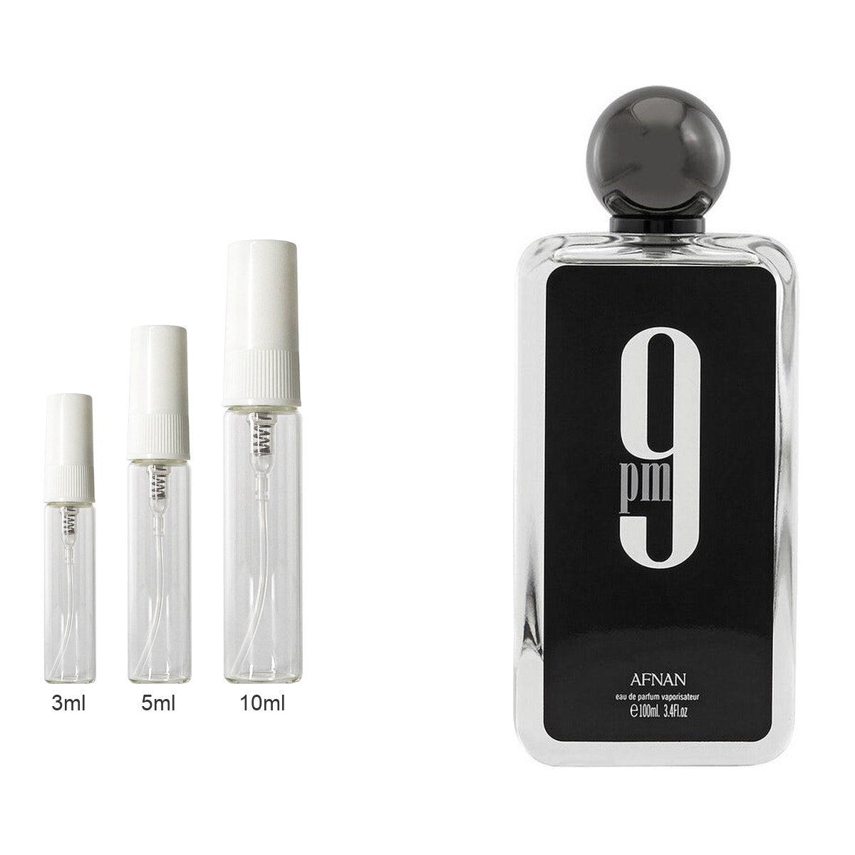 Decant sizes 3ml 5ml 10ml