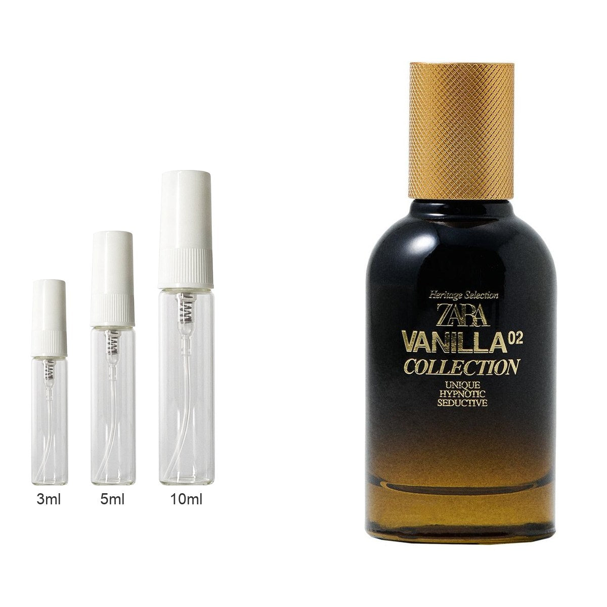 Decant sizes 3ml 5ml 10ml