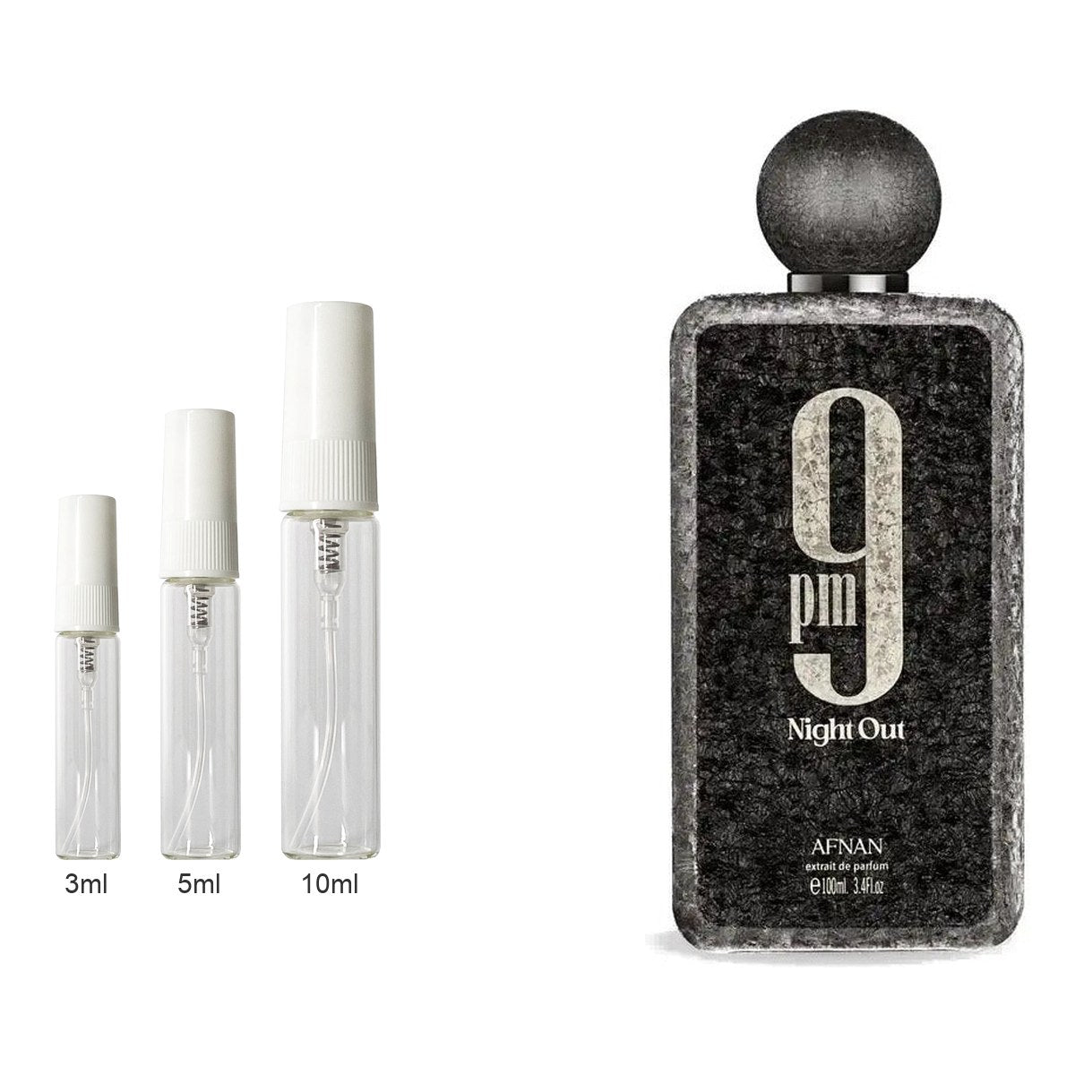 Decant sizes 3ml 5ml 10ml