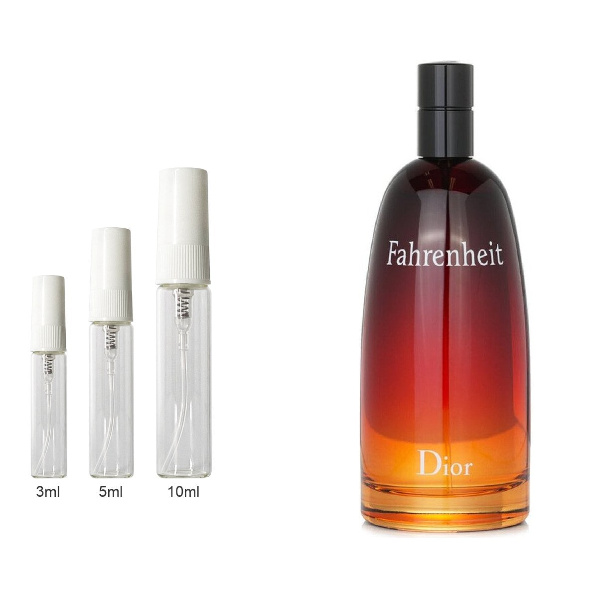 Decant sizes 3ml 5ml 10ml