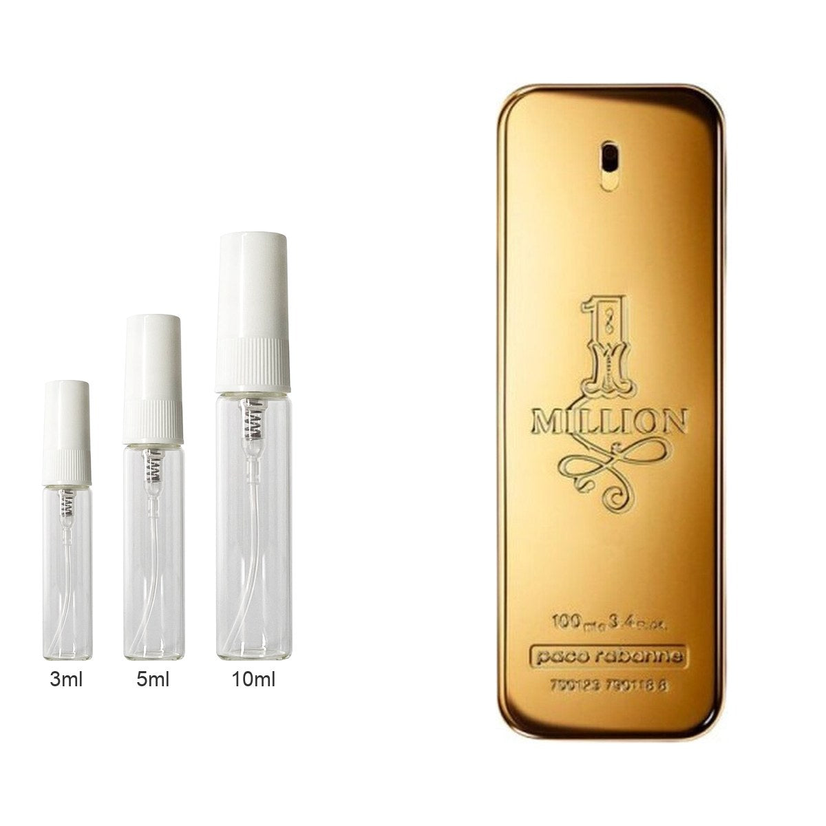 Decant sizes 3ml 5ml 10ml