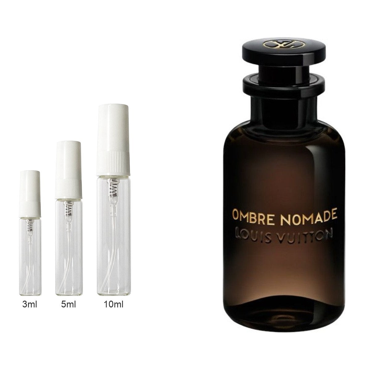 Decant sizes 3ml 5ml 10ml