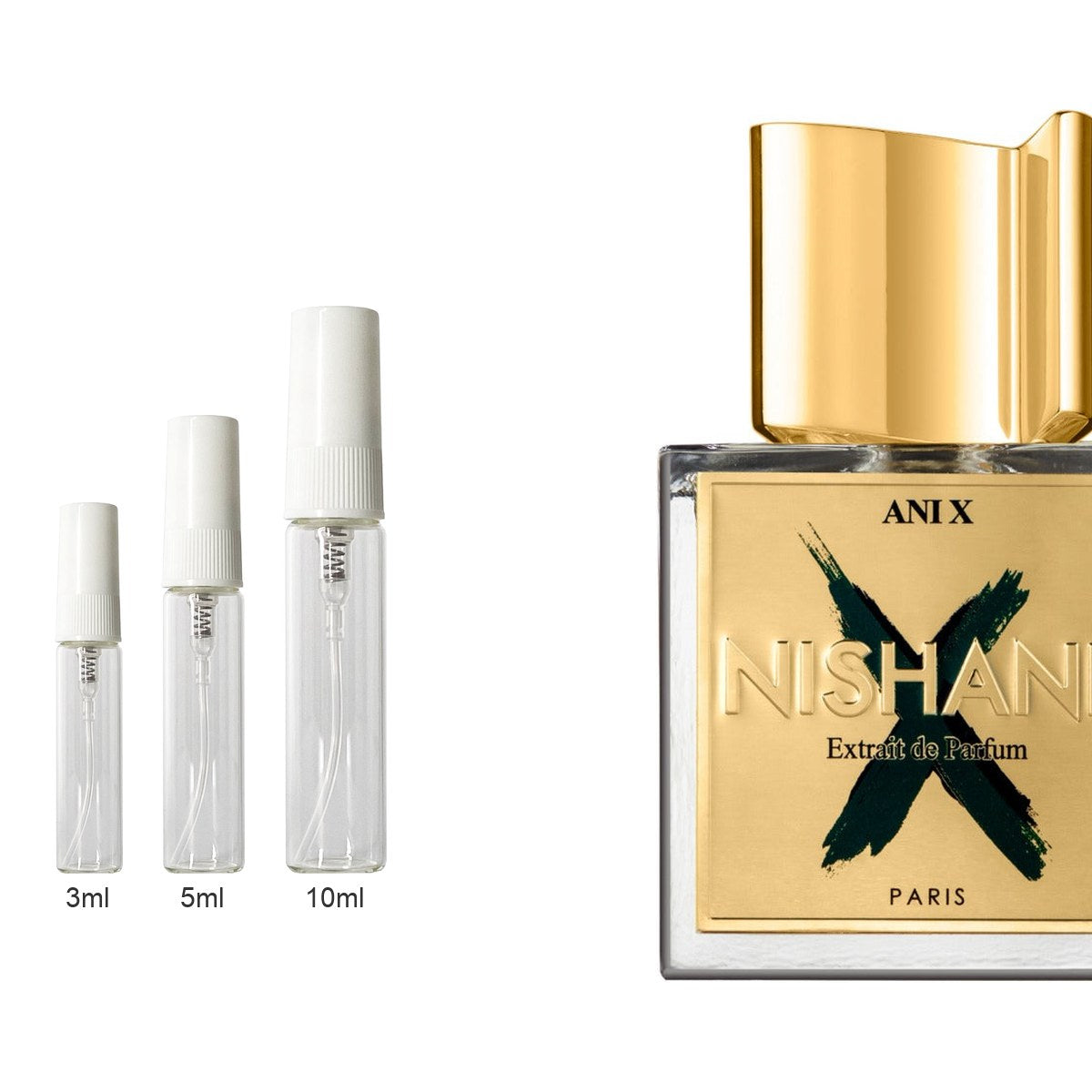 Decant sizes 3ml 5ml 10ml